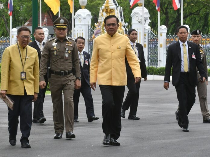Junta chairman Prayuth Chan-ocha on July 2, 2019.
