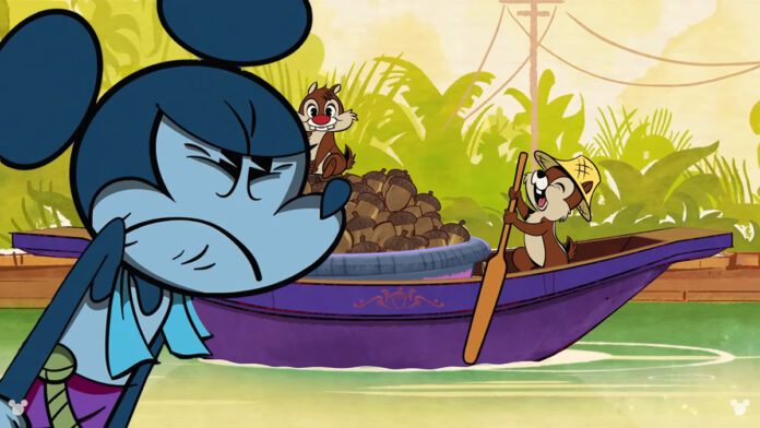 Mickey isn’t pleased. Images: Mickey Mouse / YouTube Mickey isn’t pleased. Images: Mickey Mouse / YouTube