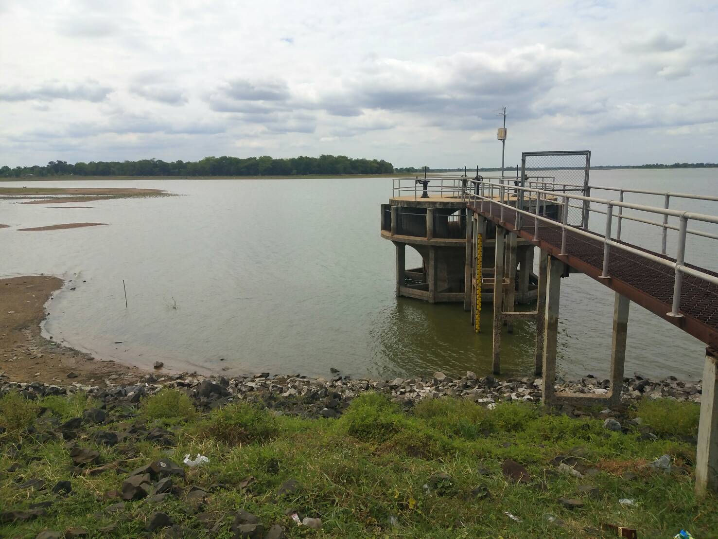 Lam Chamuak reservoir in Nakhon Ratchasima Thursday.