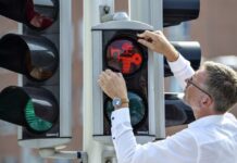 Danish City Puts Vikings at Crossing Signals