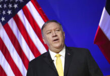 Pompeo Takes Aim at China After Trump Tariff Hit U.S. Secretary of State Mike Pompeo delivers a speech at Siam Society in Bangkok, Thailand Friday, Aug. 2, 2019 on the sidelines of the Association of Southeast Asian Nations (ASEAN) ministerial meetings. Photo: Jonathan Ernst / Pool Photo via AP