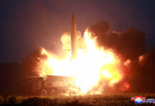 Kim Says North Korean Launches Were Warning to US, South This Tuesday, Aug. 6, 2019, photo provided by the North Korean government shows what it says the launch of a new-type tactical guided missile at an airfield in the western area of North Korea. Independent journalists were not given access to cover the event depicted in this image distributed by the North Korean government. The content of this image is as provided and cannot be independently verified. Korean language watermark on image as provided by source reads: "KCNA" which is the abbreviation for Korean Central News Agency. Photo: Korean Central News Agency / Korea News Service via AP