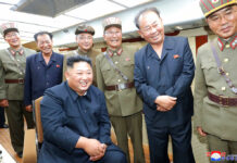 UN Probing 35 North Korean Cyberattacks in 17 Countries FILE - In this Saturday, Aug. 10, 2019, photo provided by the North Korean government, North Korean leader Kim Jong Un, sitting, watches test firings of short-range weapons at an undisclosed location in North Korea. North Korea on Saturday extended a recent streak of weapons displays by firing what appeared to be two short-range ballistic missiles into the sea, according to South Korea's military. The content of this image is as provided and cannot be independently verified. Korean language watermark on image as provided by source reads: "KCNA" which is the abbreviation for Korean Central News Agency. Photo: Korean Central News Agency / Korea News Service via AP