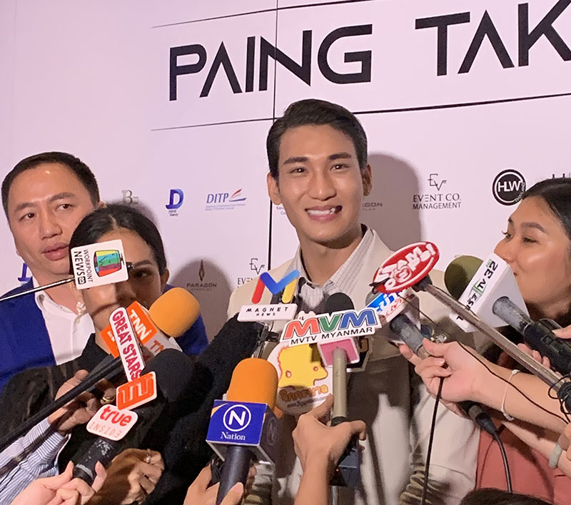 Paing Takhon at a fanmeet event on Aug. 7, 2019. Photo: Siri Thaitrakulpanich