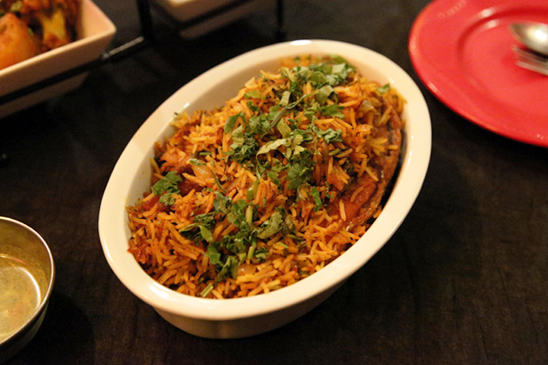 Salmon Biryani