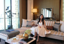Here’s What the Condo Above Iconsiam Looks Like (and Costs!) (Photos) Celebrity Taksaorn “Aff” Paksukcharern poses for photographs Aug. 14, 2019 in a three-bedroom unit on the 35th floor of the Residences at Mandarin Oriental, Bangkok.