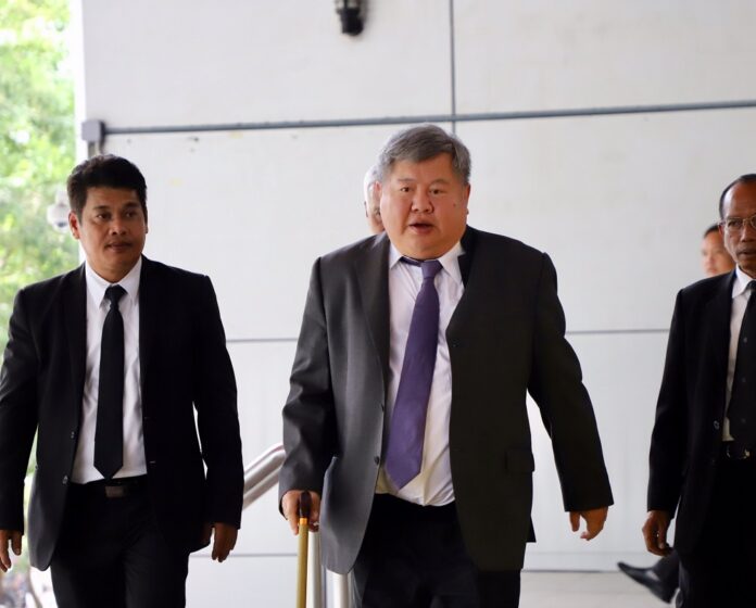 Premchai Karnasuta at the Criminal Court in Bangkok on Aug. 20, 2019.