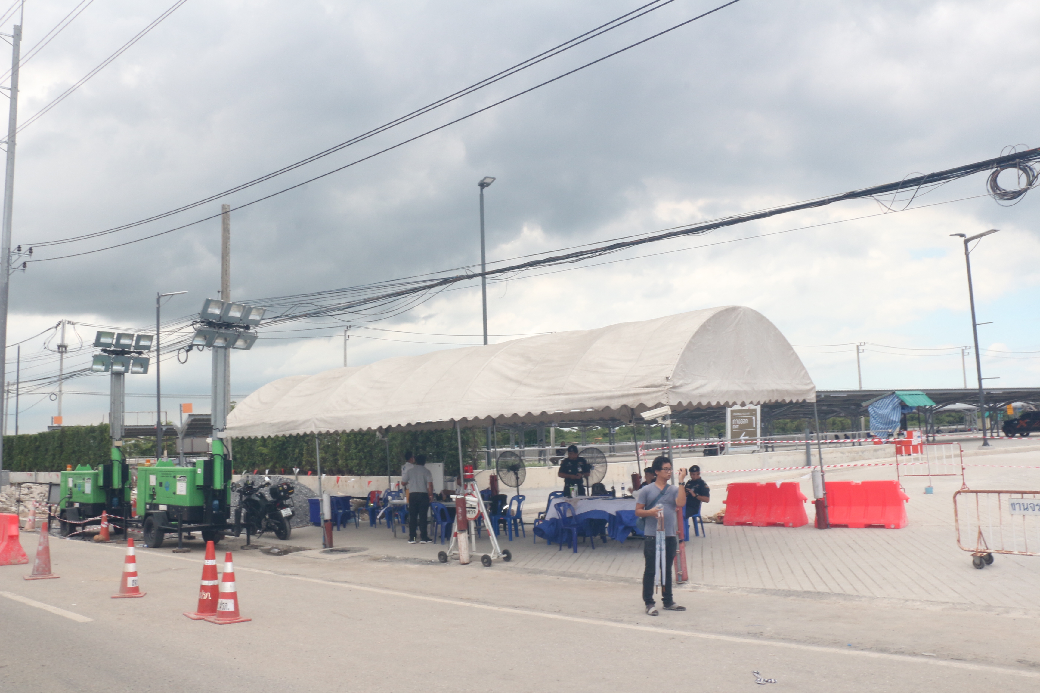 AOT's tent in front of Central Village on Aug. 29.