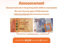 Thai Exchangers Ban HK Money Stamped With ‘Anti-Govt’ Slogans