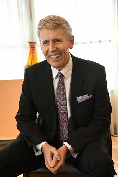 Danish ambassador Uffe Wolffhechel.