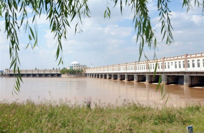 Photo taken on Sept. 4, 2019 shows part of the Hetao irrigation project in northern China's Inner Mongolia Autonomous Region. Photo: Li Yunping / Xinhua