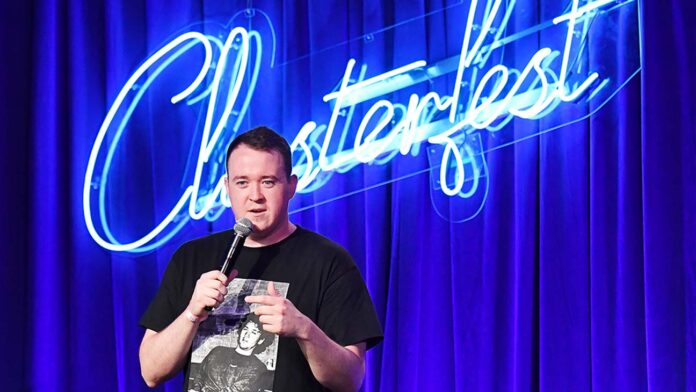 Shane Gillis performs onstage at the 2019 Clusterfest on June 21, 2019 in San Francisco, California. (Photo by Jeff Kravitz/FilmMagic for Clusterfest)