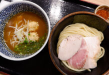 Behind the Counter at ‘Menya Itto’ Ramen in Bangkok Chashu Itto Tsukemen (350 baht).