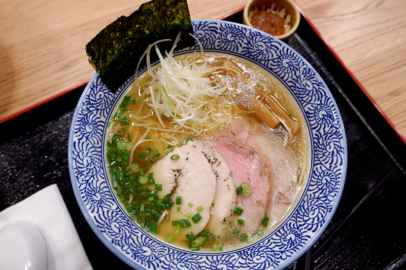 Chashu Shio Ramen with XO Sauce (280 baht).