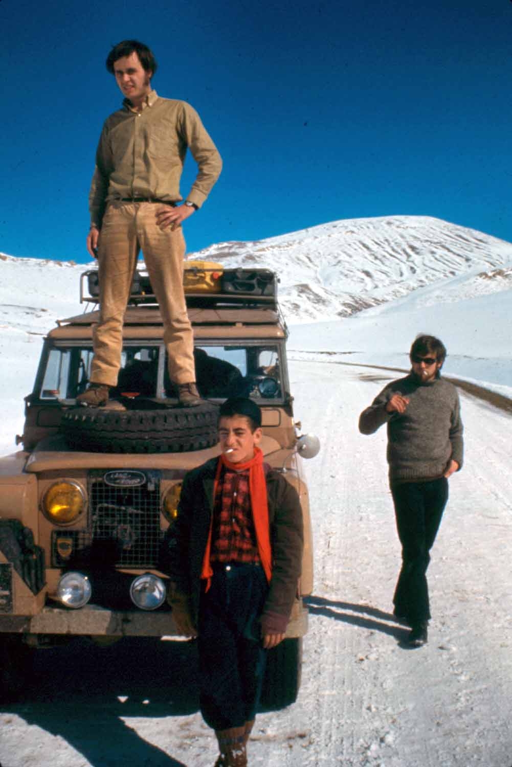 The company in Turkey (“It’s the coldest country we visited,” Anussorn said). Photo: David Shaw / Courtesy
