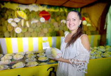 This ‘Lethal’ Durian Buffet in Bangkok Is To Die For Nina Ecker at the durian buffet on Sept. 5, 2019 at Emquartier.