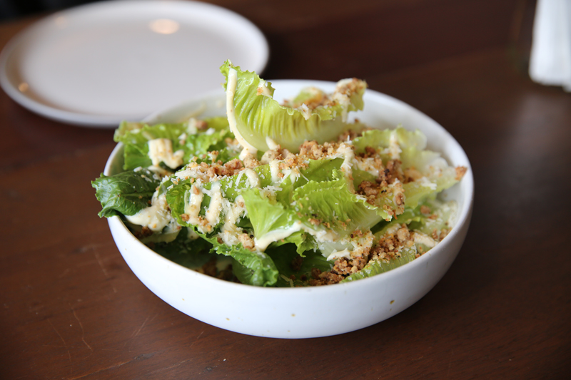 Caesar Salad (230 baht).