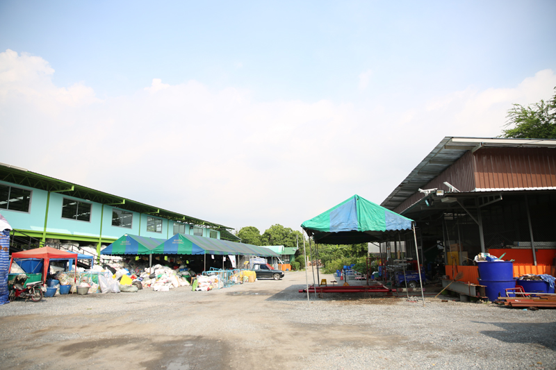 The temple's recycling plant.