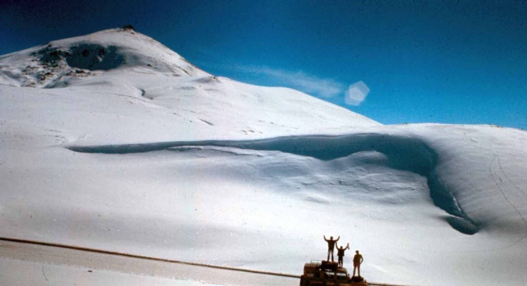 The company driving through Turkey. Photo: David Shaw / Courtesy