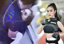 Autopsy Says ‘Abducted’ Model May Have Been Raped A still from CCTV footage showing Rachadech Wongtabutr carrying Thitima’s unconscious body up the elevator at his condominium on Sept. 16. Photo: Thitima Noraphanpiphat / Facebook