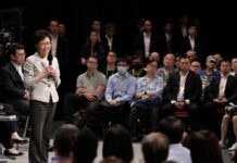 Hong Kong’s Carrie Lam Holds 1st Community Dialogue