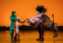 Five Easter Eggs in the Lion King Musical Staged in Thailand Timon (Nick Mercer) and Pumbaa (Pierre van Heerden) at The Lion King’s Bangkok run in September 2019.