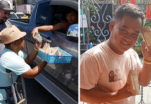 From Homeless to Sandwich Entrepreneur: Ton’s Story Left: Ton Boonmee sells sandwiches at Kaset Nawamin K. 251 Intersection in July. Photo: Mommtanaddak / YouTube. Right, Ton at an interview at his house. Photo: Sentangsedtee