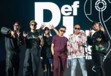 Go Inter: Thaitanium‘s Daboyway Joins S.E. Asia Hip Hop Stage From left to right: Fariz Jabba, Daboyway, A. Nayaka, Alif, Joe Flizzow, and Yung Raja at the Def Jam Southeast Asia unveiling event on Sept. 17, 2019 in Singapore.