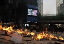 Hong Kong Police Warn Protesters to Stop Illegal Acts