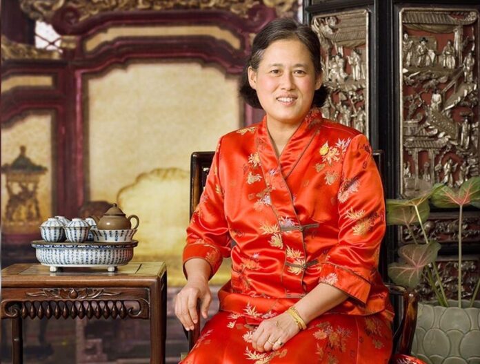 An undated file photo of Princess Maha Chakri Sirindhorn in traditional Chinese outfit.