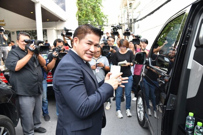 A file photo of deputy agriculture minister Thammanat Prompao