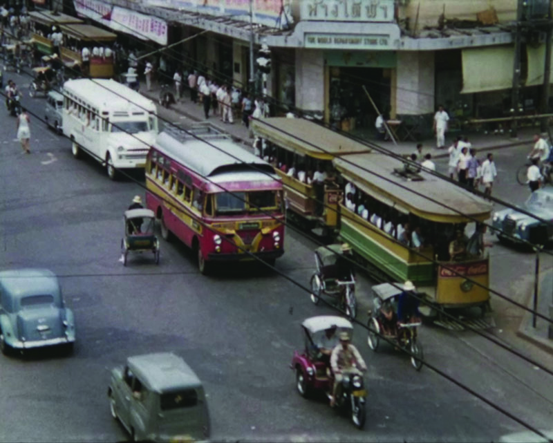 “Bangkok Metropolitan Buses and Trucks” (1958).