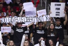 Fans at Rockets Opener Show Support for Hong Kong Protesters