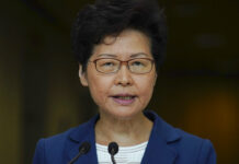Lam Says Chinese Military Could Step in If Uprising Gets Bad Hong Kong Chief Executive Carrie Lam speaks during a press conference in Hong Kong, Tuesday, Oct. 8, 2019. Photo: Vincent Yu / AP