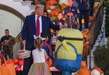 Trumps Hand out Halloween Candy, Greet Kids at White House