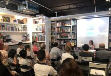 ‘Love, Money, and Obligation’: Why (Some) Isaan Women Love Farangs Patcharin speaking to the audience during the book launch event on Sept. 24.