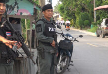 After Thai Man Arrested in Egypt, Prawit Denies IS Link to Thailand A file photo of soldiers patrolling in the Deep South.