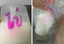Netizen Raises Alarm Over Marker Ink Seeping Into Street Food Bag Photo: Wirintorn Diloktharadol / Facebook