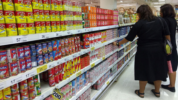 A file photo of canned food. A file photo of canned food.