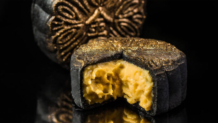 A file photo of durian mooncake. A file photo of durian mooncake.