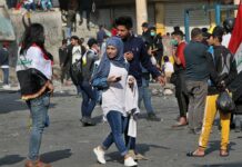 Officials: Iraq Protesters Burn Down Iran Consulate