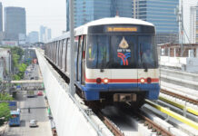 4 New BTS Stations to Reach Kasetsart University by New Year A file photo of BTS Skytrain.