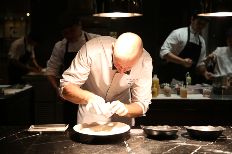 Hans Zahner in Elements' kitchen.