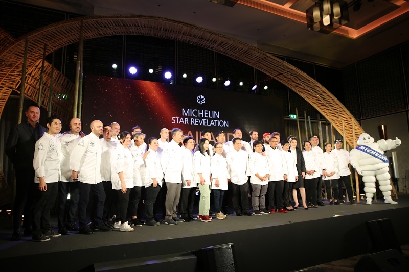 The Michelin Guide 2020 awards ceremony on Nov. 12, 2019 at The Marriot Bangkok The Surawongse Hotel. 