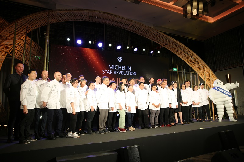 The Michelin Guide 2020 awards ceremony on Nov. 12, 2019 at The Marriot Bangkok The Surawongse Hotel.