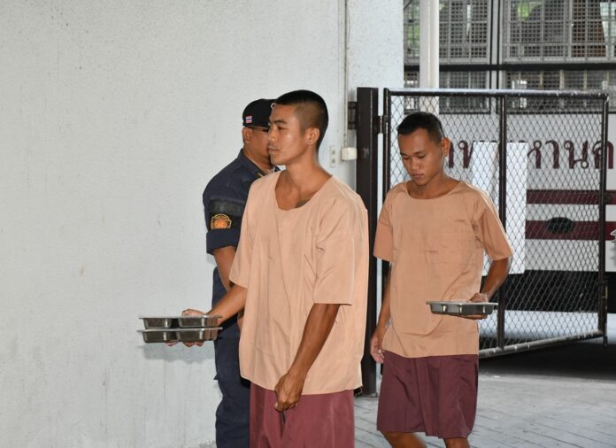 Defendants arrive at the court on Nov. 19, 2019.