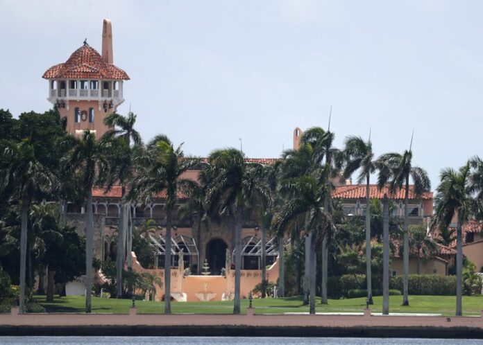 President Donald Trump's Mar-a-Lago estate is shown in a Wednesday, July 10, 2019 file photo, in Palm Beach, Fla. (AP Photo/Wilfredo Lee, File)