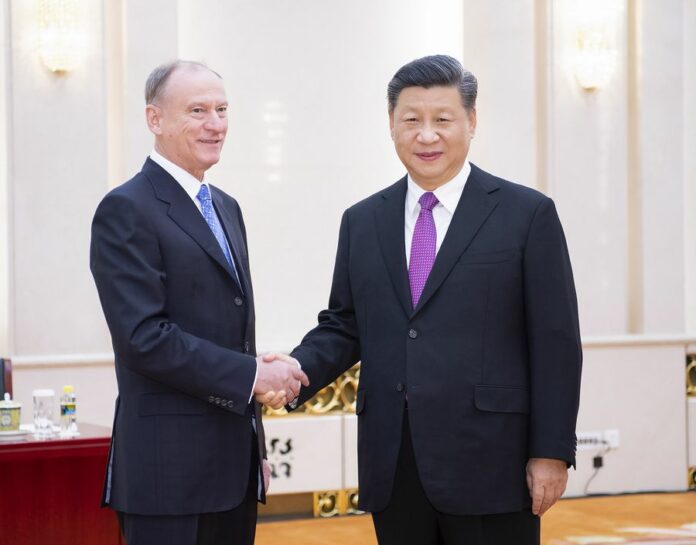 Chinese President Xi Jinping meets with Russian Security Council Secretary Nikolai Patrushev at the Great Hall of the People in Beijing, capital of China, Dec. 2, 2019. Photo: Li Tao/ Xinhua