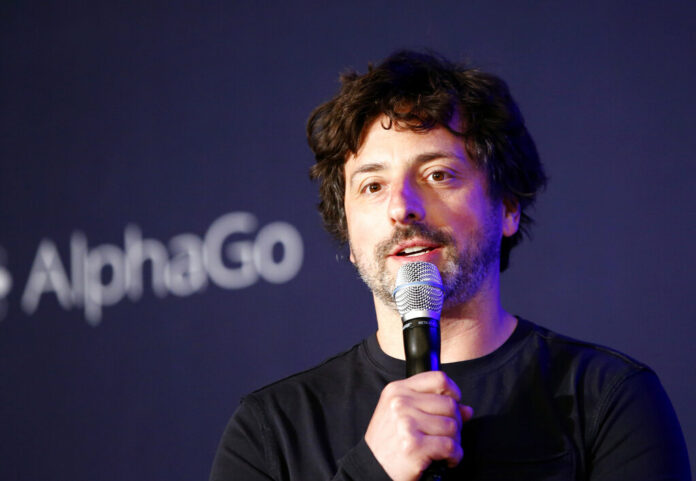 In this March 12, 2016, file photo Google co-founder Sergey Brin speaks during a press conference after finishing the third match of the Google DeepMind Challenge Match in Seoul, South Korea. Google co-founders Larry Page and Brin are stepping down from their roles within the parent company, Alphabet. Page, who had been serving as CEO of Alphabet, and Brin, who had been president of Alphabet, will remain on the board of the company. Photo: Lee Jin-man, File / AP