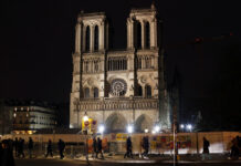 Notre Dame Rector: Fragile Cathedral Might Not Be Saved Notre Dame cathedral is pictured in Paris, Tuesday, Dec. 24, 2019. Notre Dame Cathedral is unable to host Christmas services for the first time since the French Revolution, because the Paris landmark was too deeply damaged by this year's fire. Photo: Thibault Camus / AP